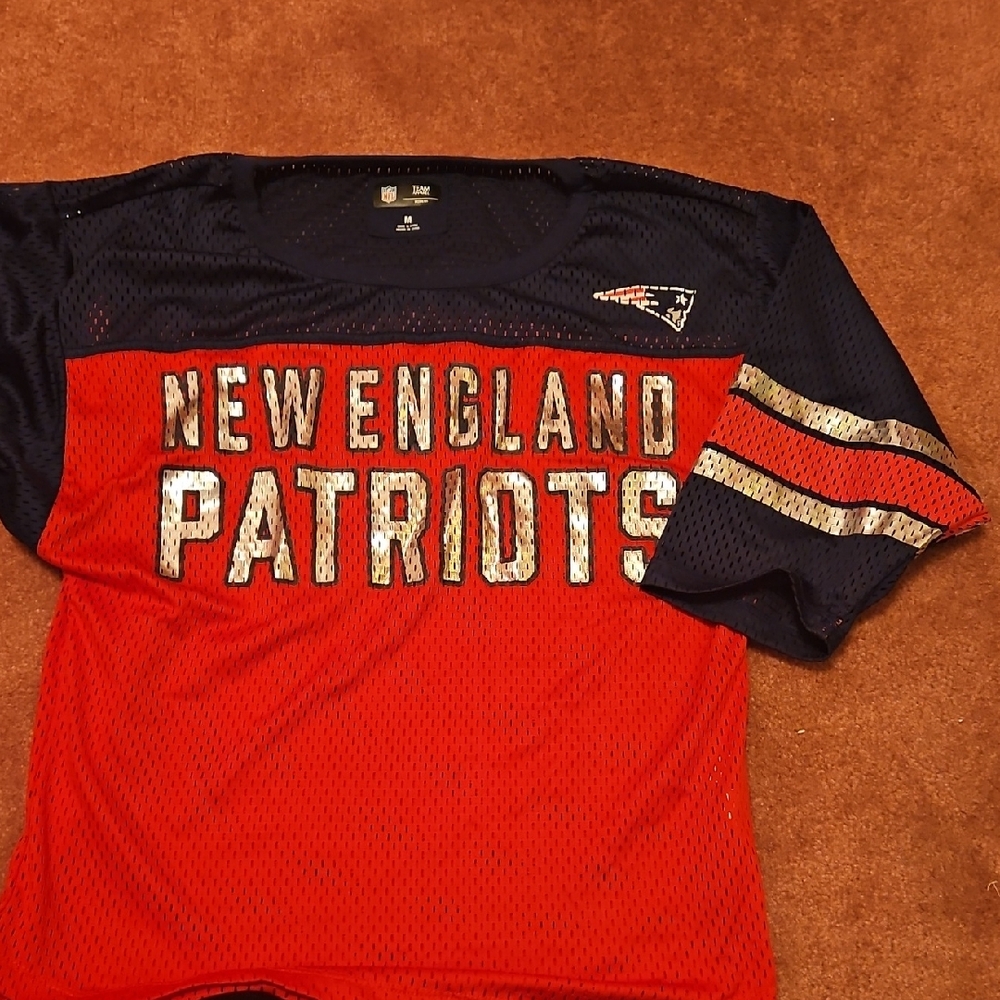 Team Apparel Red and Navy Women's Jersey